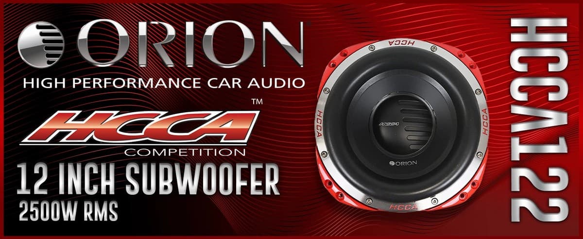 Orion Car Audio HCCA122 12" 2500W Competition Subwoofer